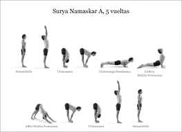 Qual é a postura Surya Namaskar?